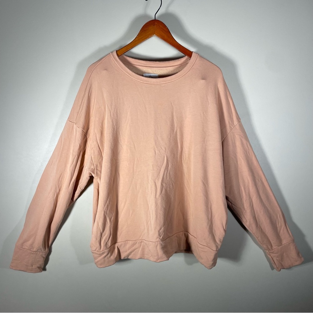 Aerie Orange Casual Oversized Pullover Size XL